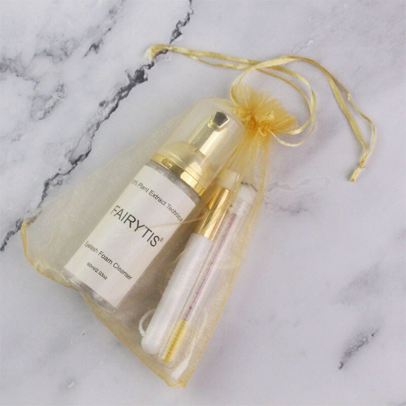 FAIRYTIS Eyelash Extension Shampoo Private Label Eye Lashes Foam Cleaner No Stimulation for Removing Eye Makeup: F6