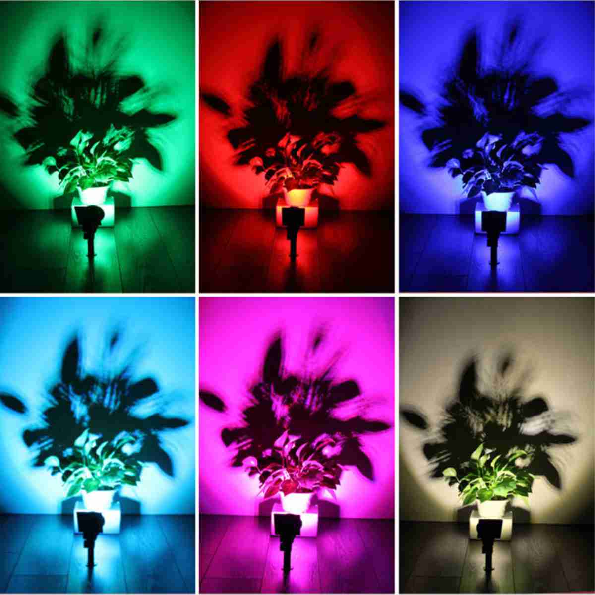 Focos solares LED para exteriores, luces solares impermeables para jardín, paisaje, calle, césped, lámpara de punto RGB blanco cálido para esquina oscura