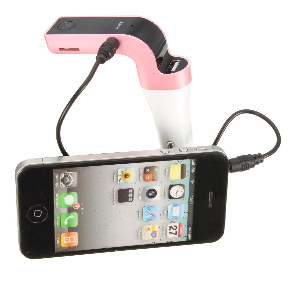 G7 Universal Car bluetooth FM Transmitter MP3 Radio Player USB Charger & AUX Set