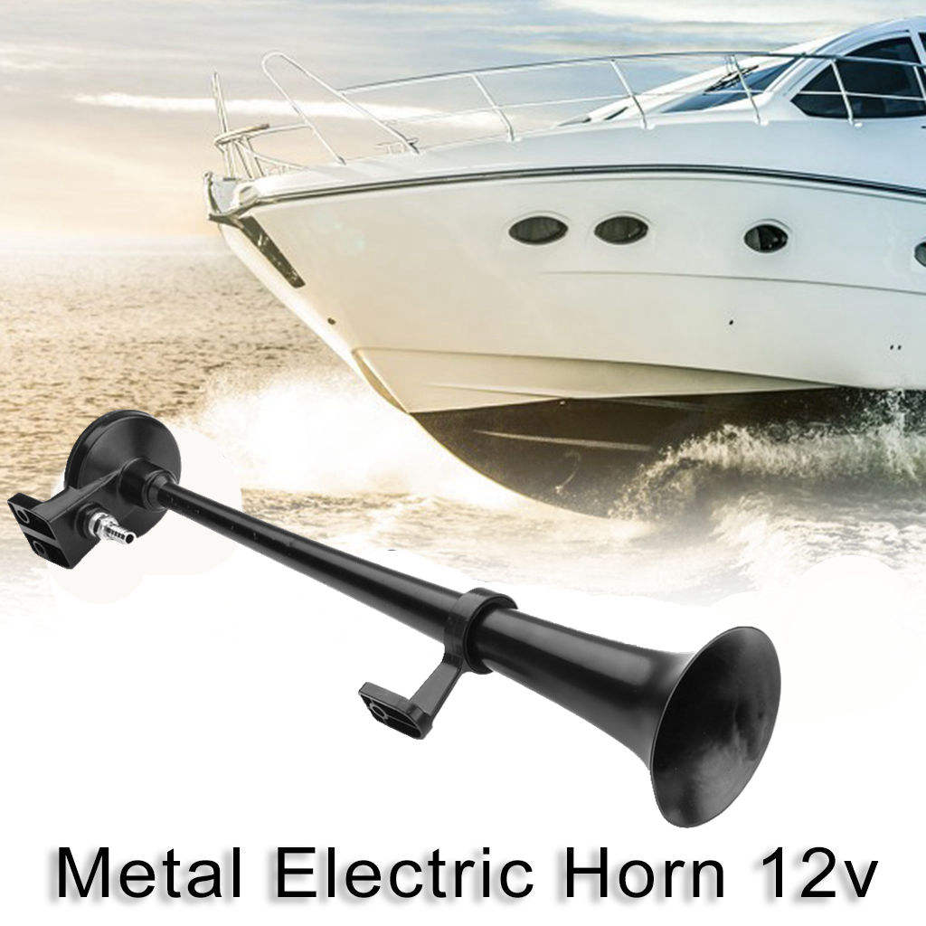 150db 12V Air Horn Kit Met Compressor Enkele Trompet Boot Truck Speaker Set