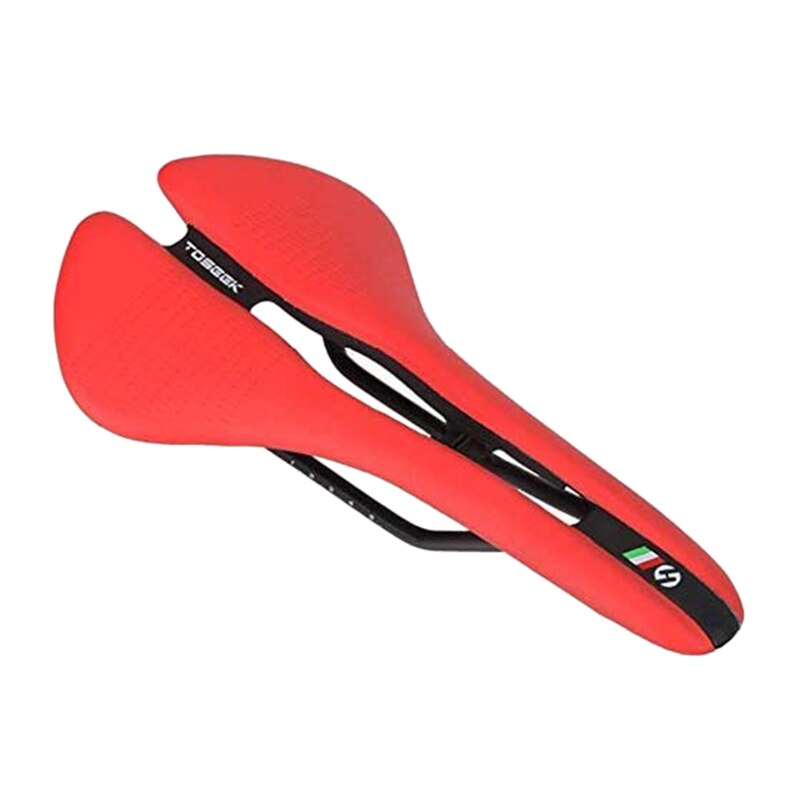 Toseek comfortable hollow bike saddle, lightweight bike seat for cycling, mtb, road bike, folding bike