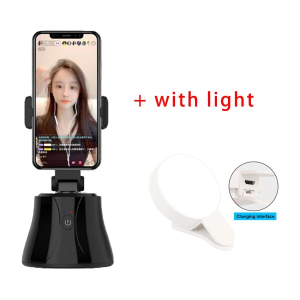 AI Gimbal 360 Drehung Gesicht Verfolgung Selfie Stock Stativ Objekt Verfolgung Halter Gimbal Pro Handy, Mobiltelefon Live Rundfunk: 03