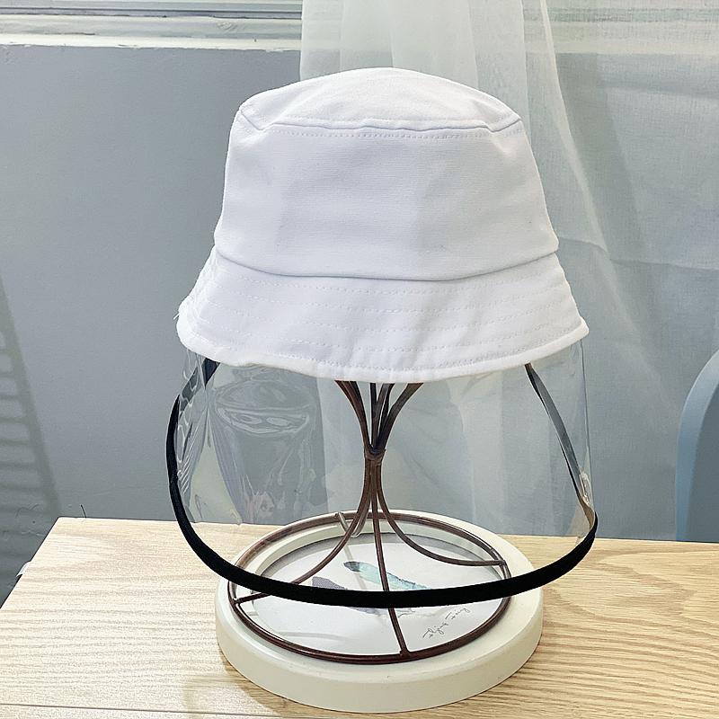 COKK Hütte Für Mädchen Junge Schutz Gesicht Eimer Hütte Anti-Spucken Spritzen Wasserdicht Winddicht Hütte Ich bin Freien freundlicher Sicher: Weiß