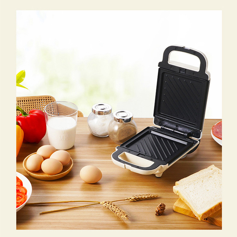 Mini Sandwich Waffle Breakfast Machine Household Multifunctional Heating Toast Pressing Toaster Small Light Food Machine