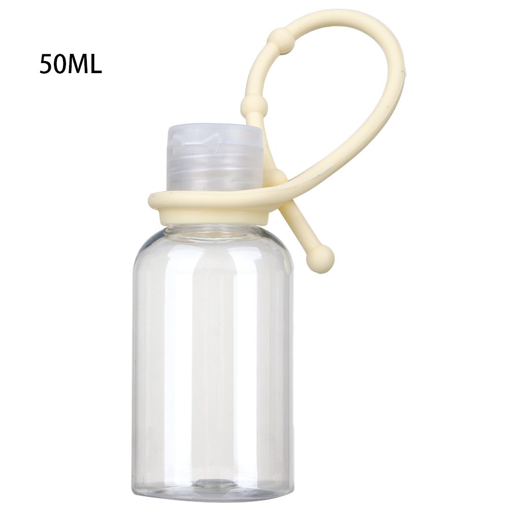 30/50ml Empty Bottles Travel Portable Hand Washer Dispenser Perfume Refillable Bottles for Wash-Free Hand Sanitizer: 50ml yellow