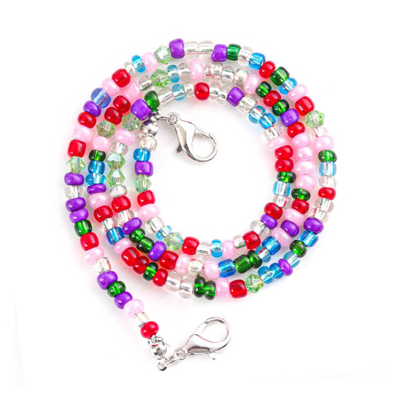 Grânulos de vidro óculos vestindo pescoço segurando fio ajustável óculos de sol pescoço cabo cinta conveniente óculos corda cordão: length 70cm