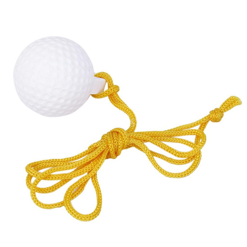 Golf Plastic Practice Ball with Rope Hit Swing Training Aid