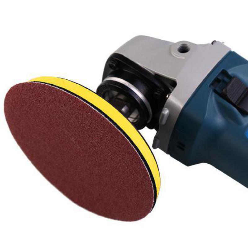 40pcs Red Round Sandpaper Self-adhesive Sanding Paper For Sander 5" 125mm Grits 320/400/600/800/1000/1200/1500/2000