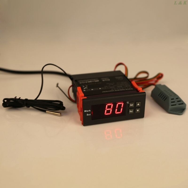Digital Humidity Controller Hygrostat Relay Hygrometer Control Switch AC 220V