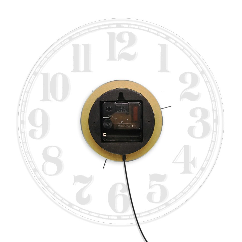 Rückwärts Wanduhr mit LED-hintergrundbeleuchtung Leucht umkehren Uhr Zauberstab Beleuchtung Wohnkultur Uhren Streiche und Knebel