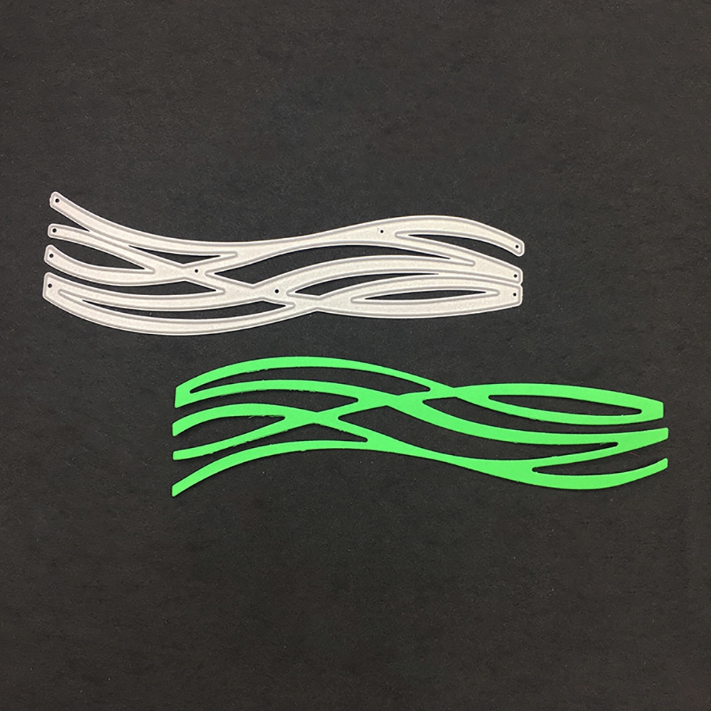 Wavy line Border Metal Cutting Dies For DIY Stamp Scrapbooking Photo Album Embossing Paper Wedding Cards Making Decorative Craft