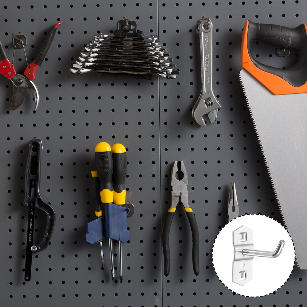 12 Pcs Supermarket Shelf Rack Hook Exhibition Display Hook Fit for Square Tube