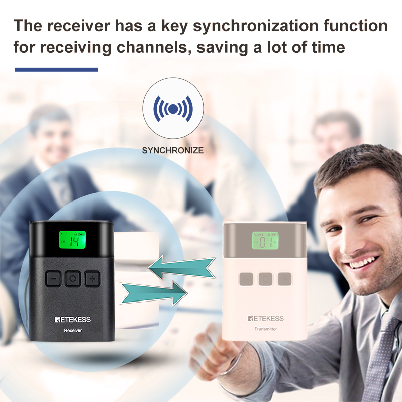 Retekess TT122 Tour führen System kabellos Empfänger Für Kirche Übersetzung Reisen Museum Geschäft Treffen Ausbildung Ausflug