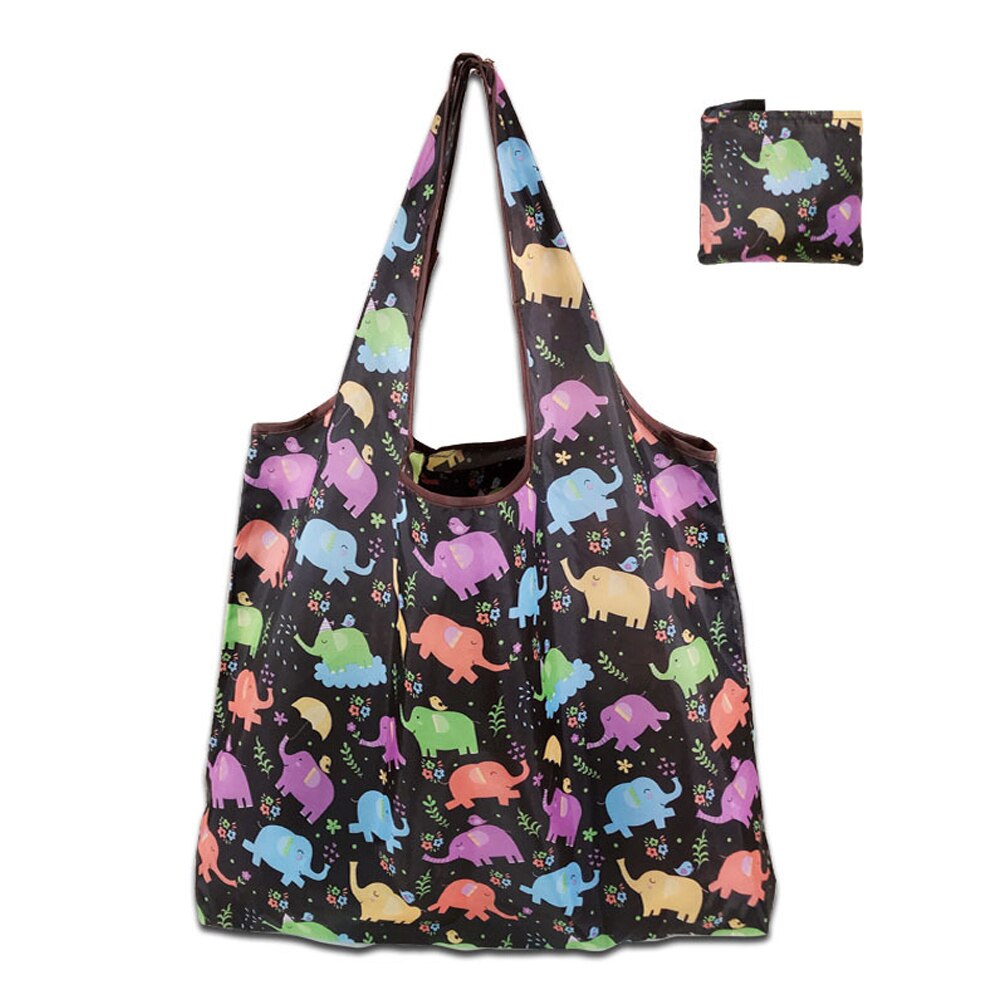 Large Folding Reusable Shopping Bags For Groceries Eco-Friendly Tote Fruits Vegetables Storage HandBags Ladies Shoulder Bag: A13