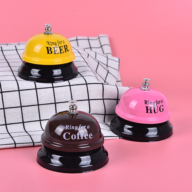 Bell Ring Metal Reception Restaurant Kitchen Bar Service Call Practical Restaurant Timer Hotel Counter Desk