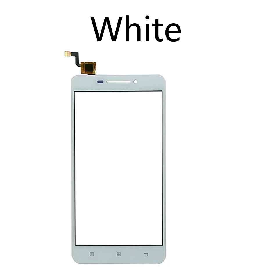 Touchscreen For Lenovo A5000 A 5000 Touch Screen Digitizer LCD Display Front Glass Panel Sensor Replacement 5.0 inch: White-No tool