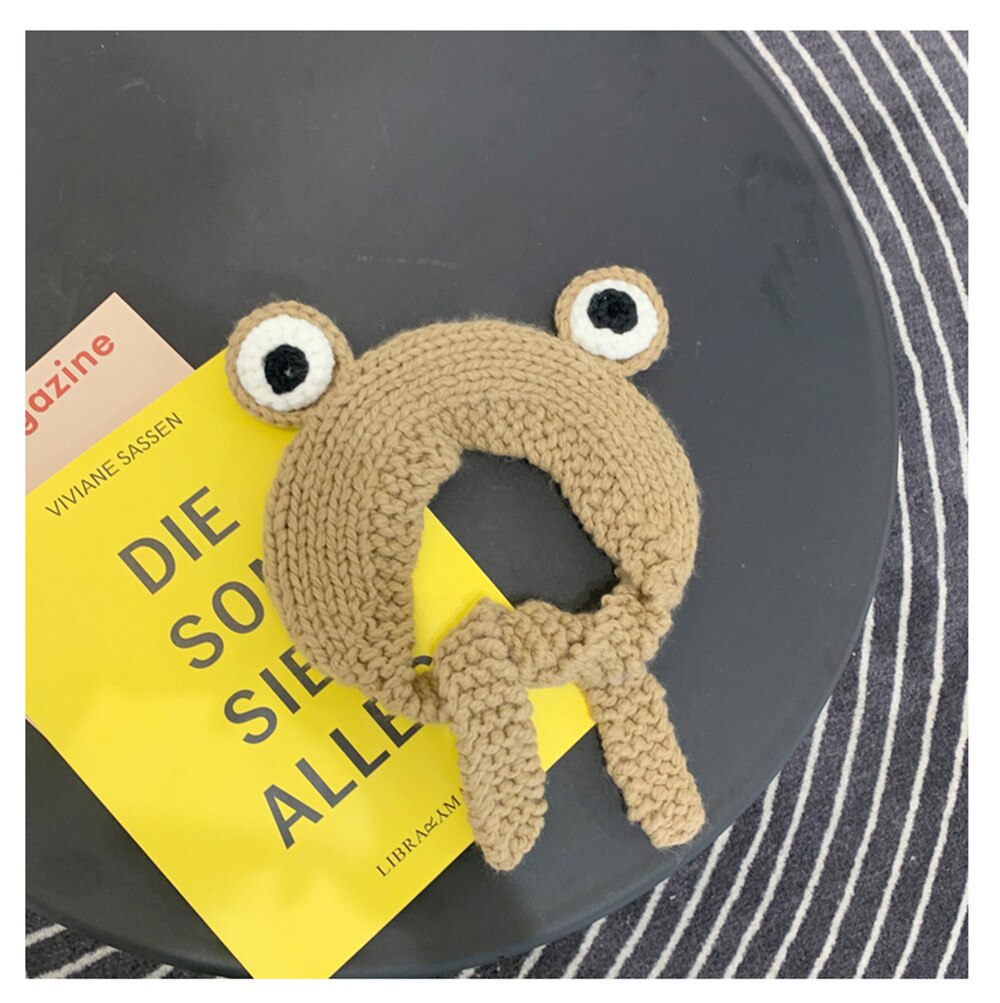 22 farben Frosch Hütte Mützen Gestrickte Winter Hütte Solide Hüfte-hüpfen Skullies Hütte Kappe Zubehör Warme Winter SchöNe weihnachten M026: M013-2