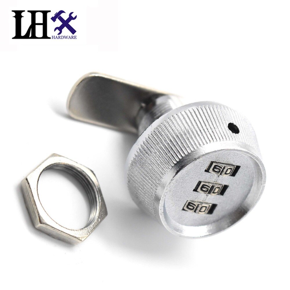 Hardware Three Size 3 Code(0-9) Convenient Combination Locks Password Security Lock For Box Cabinet Cerradura