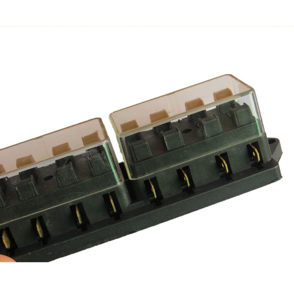 EE support Car Truck Van 8 Way Circuit Standard ATO Blade Fuse Box Block Holder 12V 24V