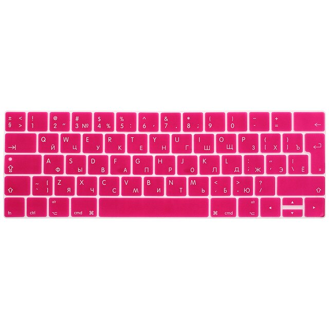 Rosja rosyjski list TouchBar nakładka na klawiaturę dla Macbook Pro 13 15 A1706 A1989/A1707 A1990 2018 2019 Multi touch bar: Rose