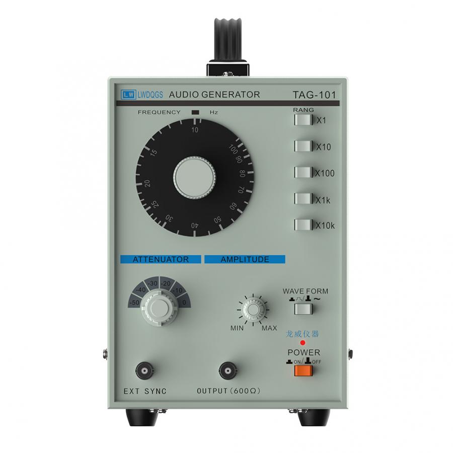 TAG-101 Hoge Nauwkeurigheid Signaal Generator Lage Frequentie Functie Generator Digitale Audio Generator Functie Meten 10Hz-1MHz