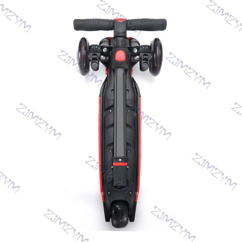 Adjustable Children's Scooter Shock Absorption Baby Flash Foot Scooters Tricycle Balance Bike Ride On Toys For Kids 2-12 Ages