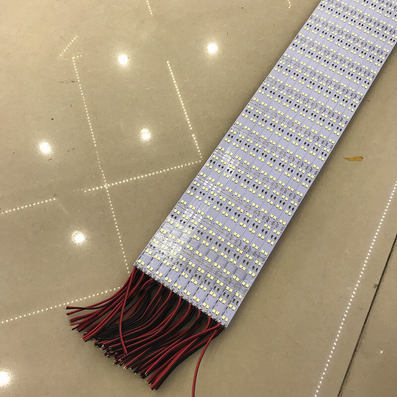 Led Bar Licht 2835 72led/pc 144 leds/M Harde stijve led Bar licht dubbele lijn 12 V Led Strip Stijve licht 10 stks/partij 50 cm/stks
