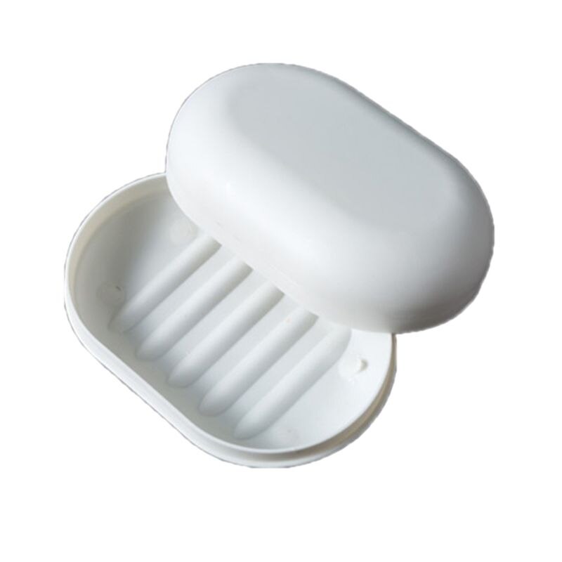 Caja de jabón de viaje, contenedor portátil para acampar, soporte para jabón de senderismo, estuche para platos, organizador de almacenamiento para baño y ducha del hogar,