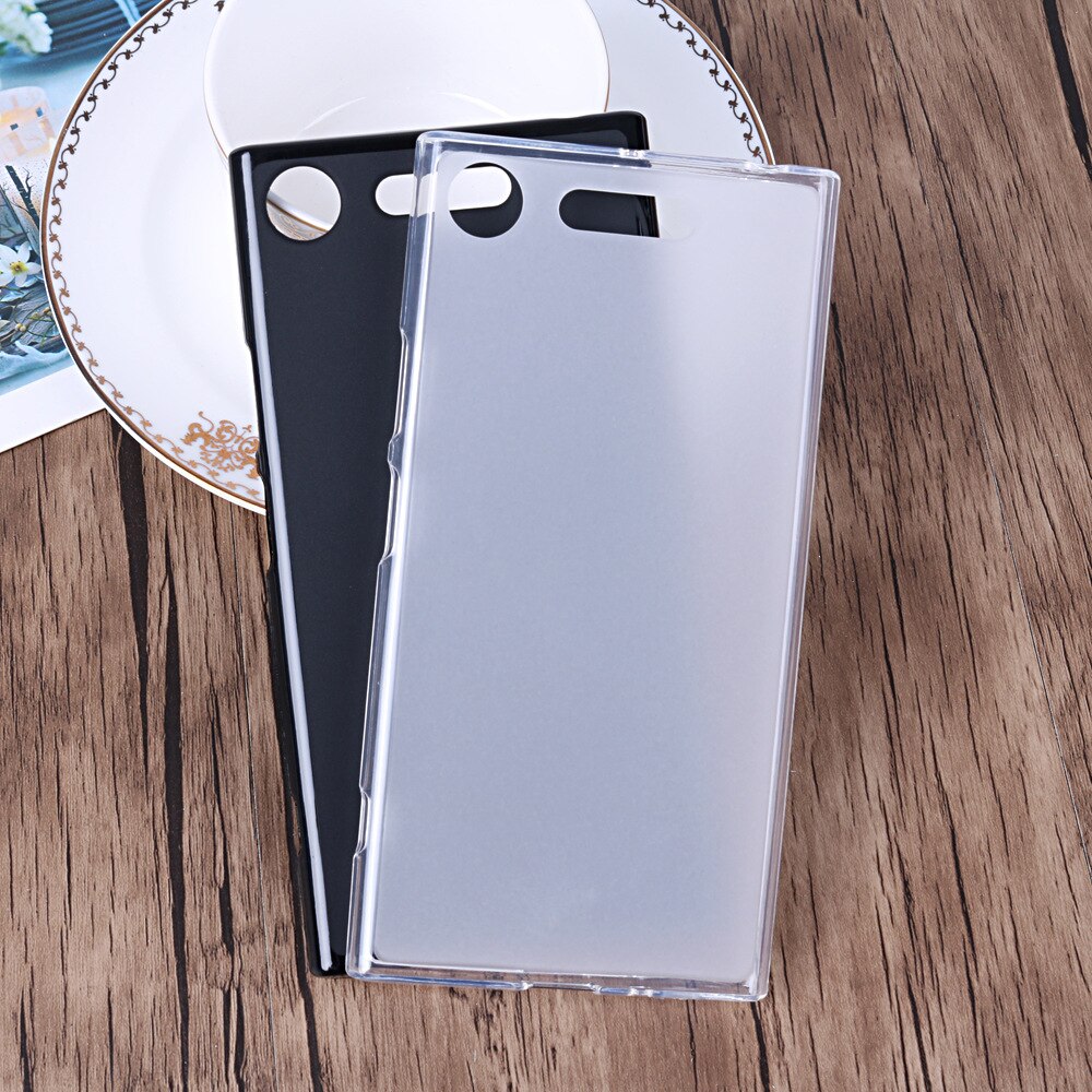 Voor Sony Xperia XZ1 Case Matte Pudding Cover Soft Tpu Siliconen Back Shell Bumper Beschermende Coque Voor Sony Xperia XZ1 compact