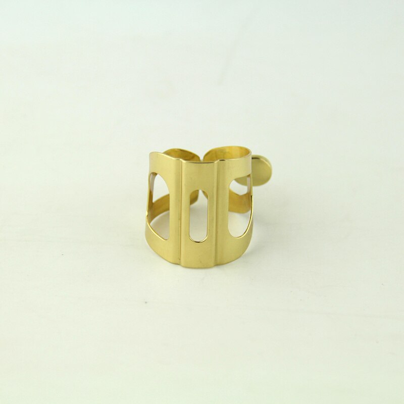 Alto Eb Saxophone Metal Ligature Clip Clamp,Sax Mouthpiece Accessory Parts