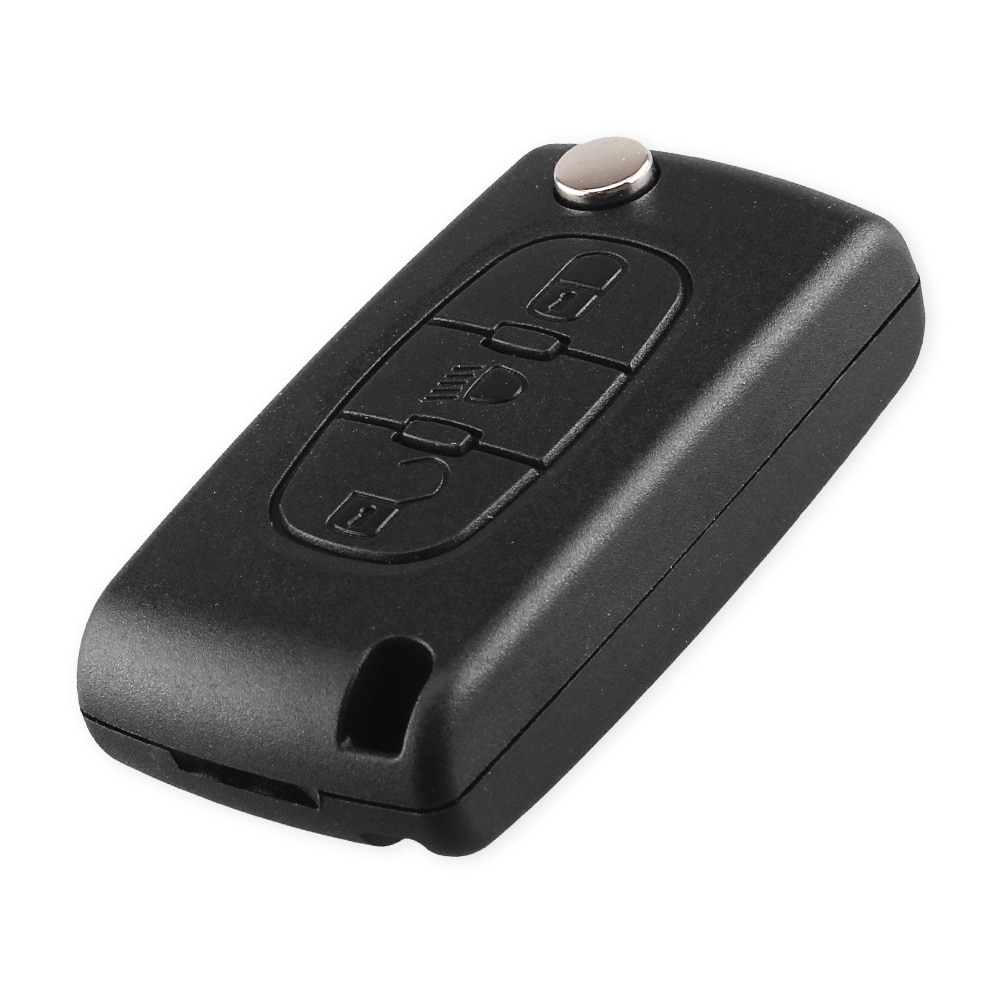 KEYYOU Key Case For Citroen C2 C3 C4 C5 C6 C8 XSARA 3 Buttons Flip Folding Remote Fob Car Key Shell Cover VA2/HU83 Blade