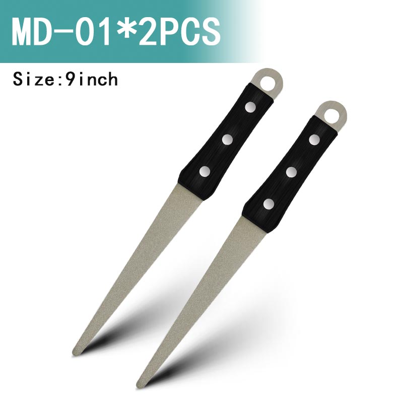 Afilador de cuchillos de diamante, superficie curva de acero Para afilar cuchillos, tijeras, piedra de afilar, herramienta de molienda de cocina: Transparente