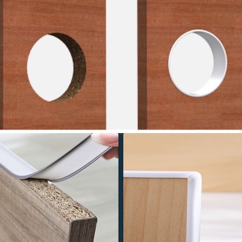 5M U-vormige Kantenverlijming Tape Meubels Zelfklevende Tafel Stoel Houten Bord Kast Randbeschermer Houten Kast Decoratie Tape