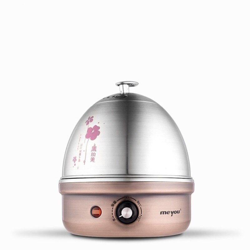Volle Edelstahl Elektrische Ei Herde Mit Automatische Abschaltung Bis Zu 7 Eier, Für Weiche, Mittel, Hart Gekochtes, Pochiert, Pudding: Rosa