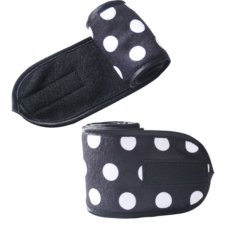 Banda para la cabeza para el sudor para mujer, bandana elástica lavable para la cabeza, accesorios deportivos para el cabello, maquillaje,: Negro