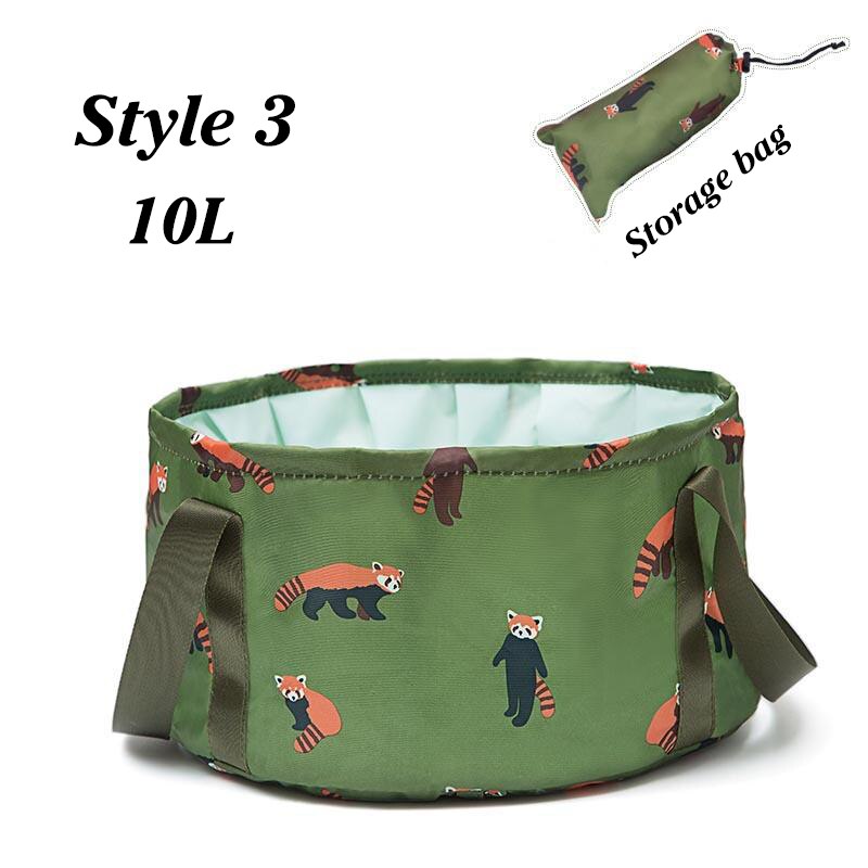 Składana umywalka podróżna umywalka kempingowa wiadro wędkarstwo składana umywalka kąpiel stóp zlew koszyk na pranie Spa kąpiel stóp wiadro do kąpieli: Styke 3