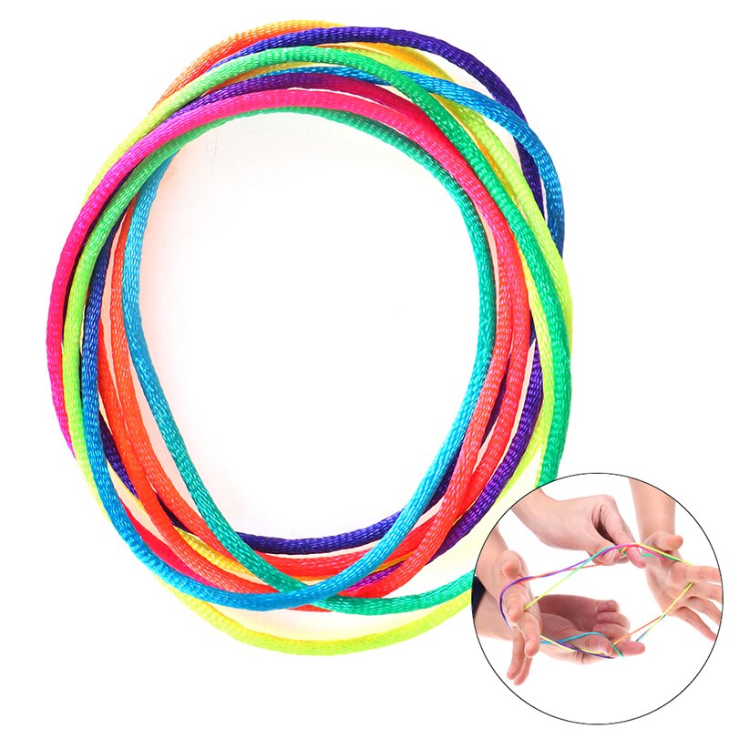 Kids Rainbow Colour Fumble Finger Thread Rope Stri... – Grandado