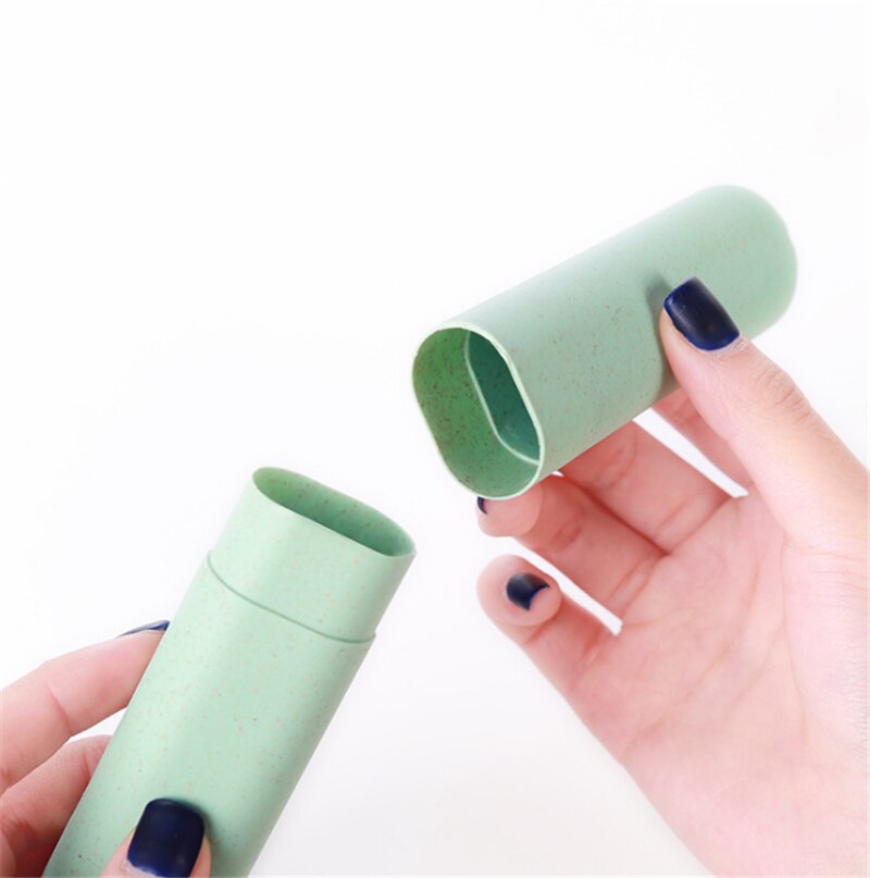 Travel Accessories Toothbrush Tube Cover Case Cap Plastic Suitcase Holder Baggage Boarding Portable Packing organizer