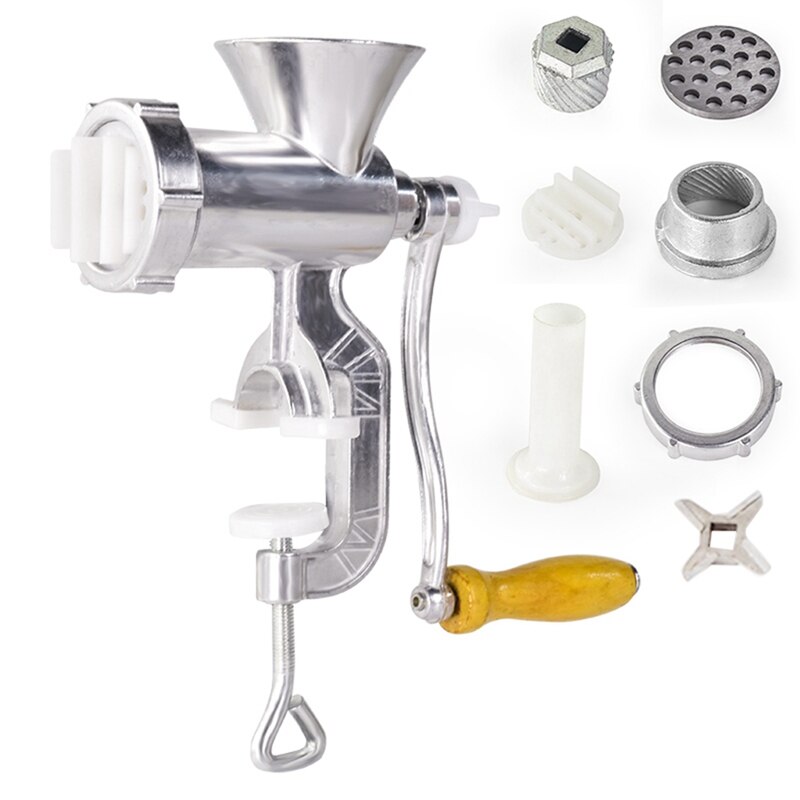 Manual Meat Grinder Aluminum Alloy Noodles Grinding Machine Dishes Handheld Making Gadgets Mincer Pasta Maker Meat Slice With Ac