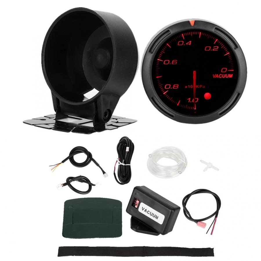 12V Universal Car Modified Racing Colours Meter Accessory High Sensitivity car accessories accesorios automovil: vacuum meter