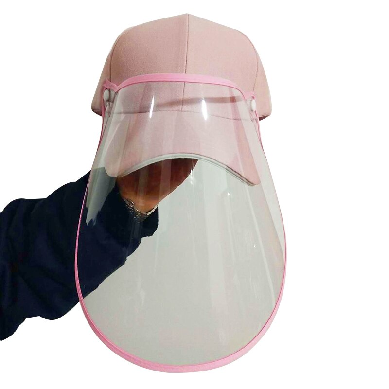 Gezicht Shield Beschermende Baseball Cap Voor Anti-Fog Speeksel Niezen Verstelbare Shield Bescherming