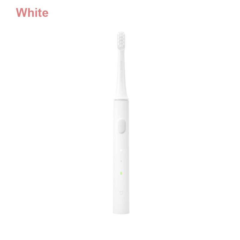 Xiaomi-cepillo de dientes eléctrico sónico para entrenamiento para niños, cerdas suaves con batería de larga duración, portátil, resistente al agua IPX7: Blanco