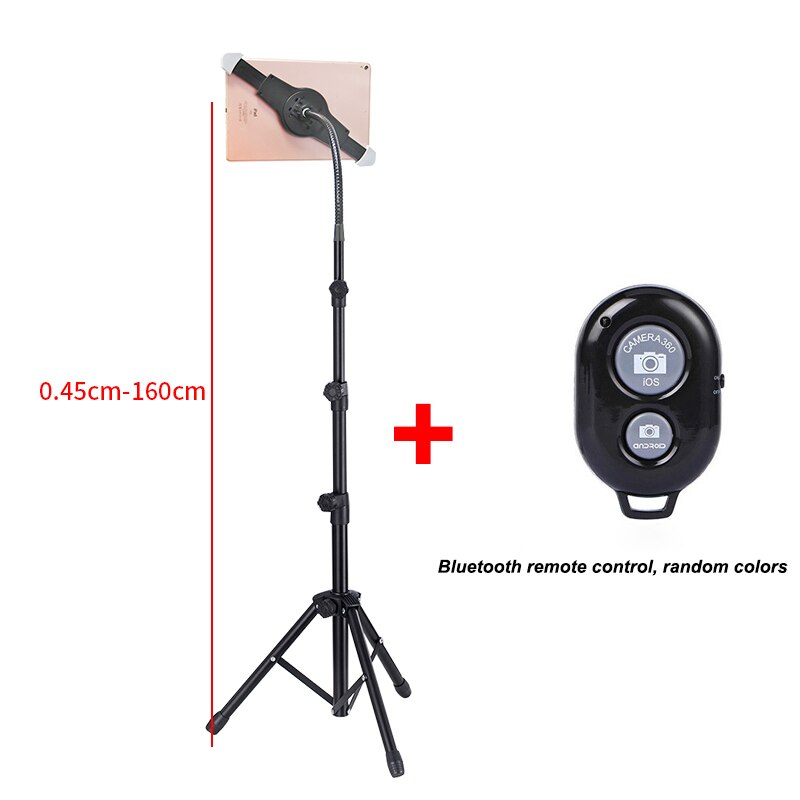 Soporte de trípode ajustable para Tablet, soporte para Tablet de 5 a 12,9 pulgadas, soporte de trípode para IPAD Air Pro 12,9: 4