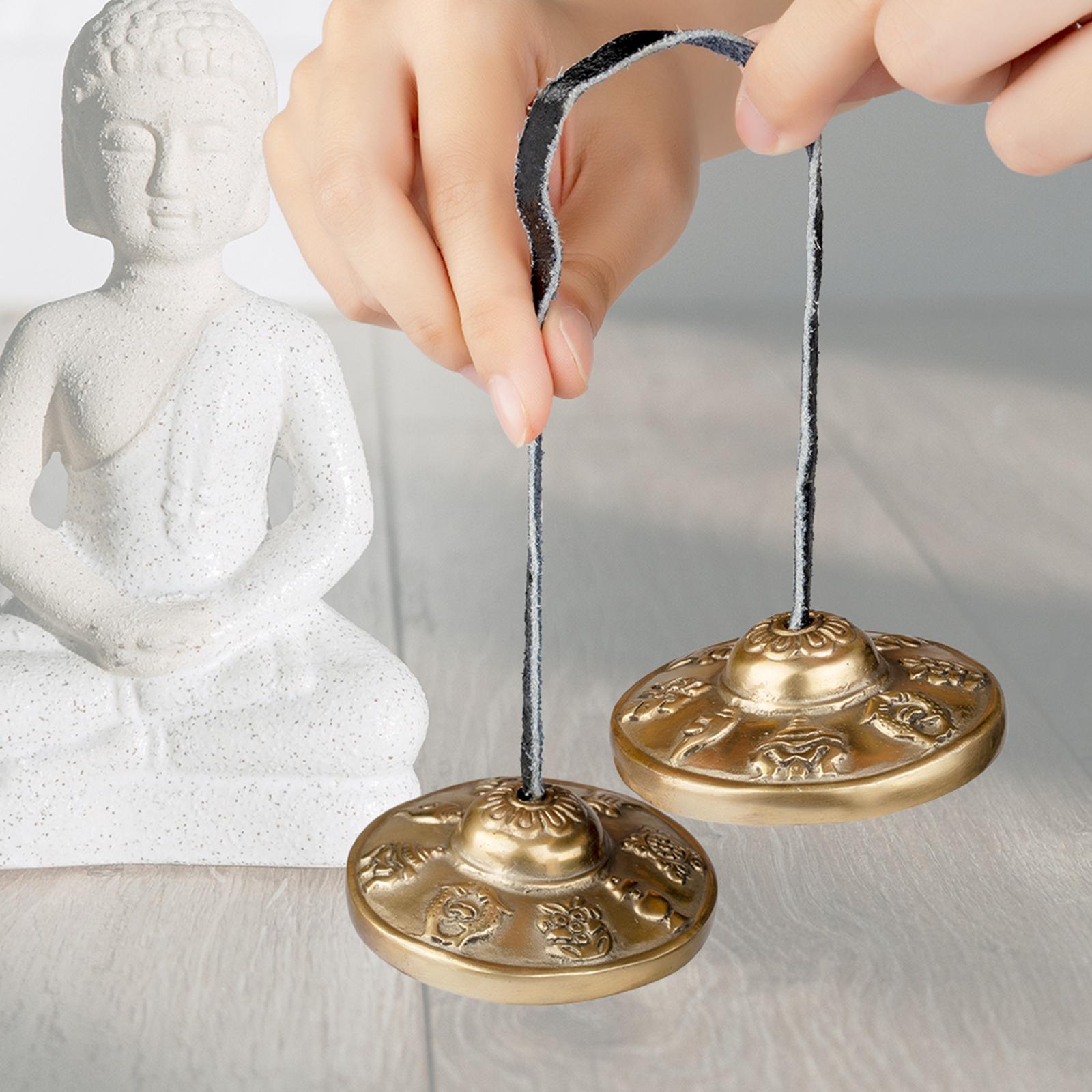 1 Paar Tingsha Bekkens Spirituele Muziekinstrument Tibetaanse Bel Voor Rituelen