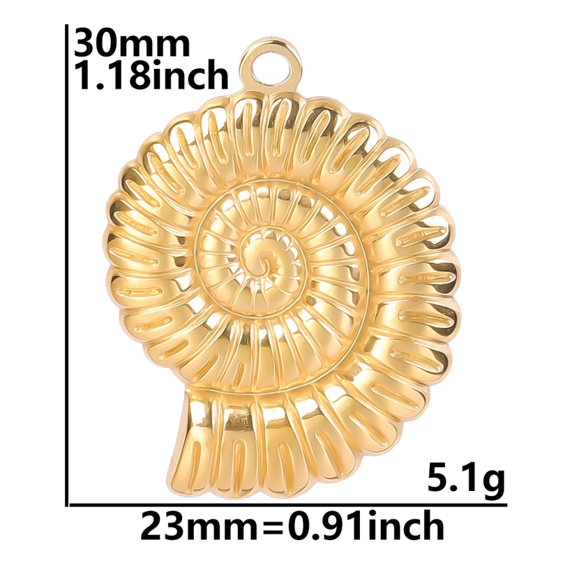 Colgante de acero inoxidable para la fabricación de joyas, dijes de animales marinos, concha, estrella de mar, Tortuga, tiburón, mariposa, Color dorado, 5 unidades por lote