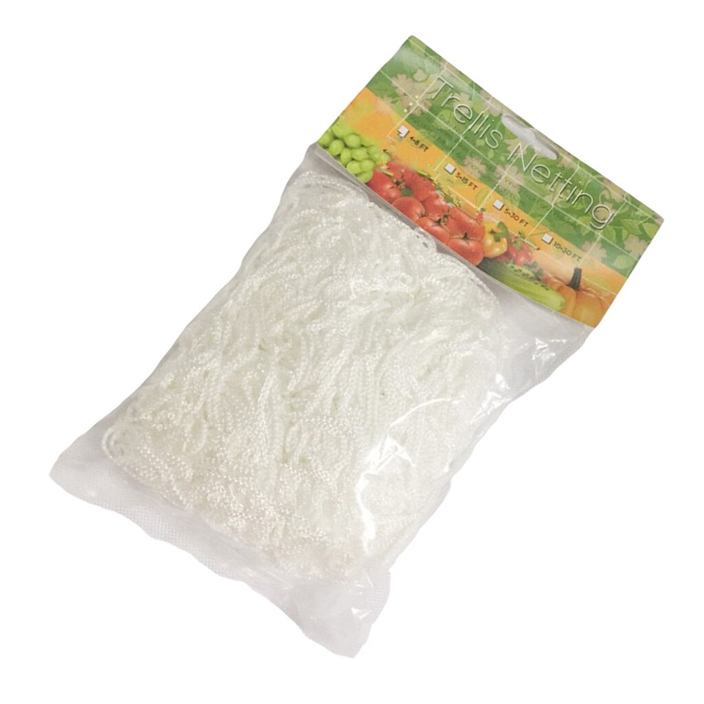 polyester hage espalier netting plante støtte nett kraftig nylon netting passer til vintomater druer bønner 1.35m 2.7m