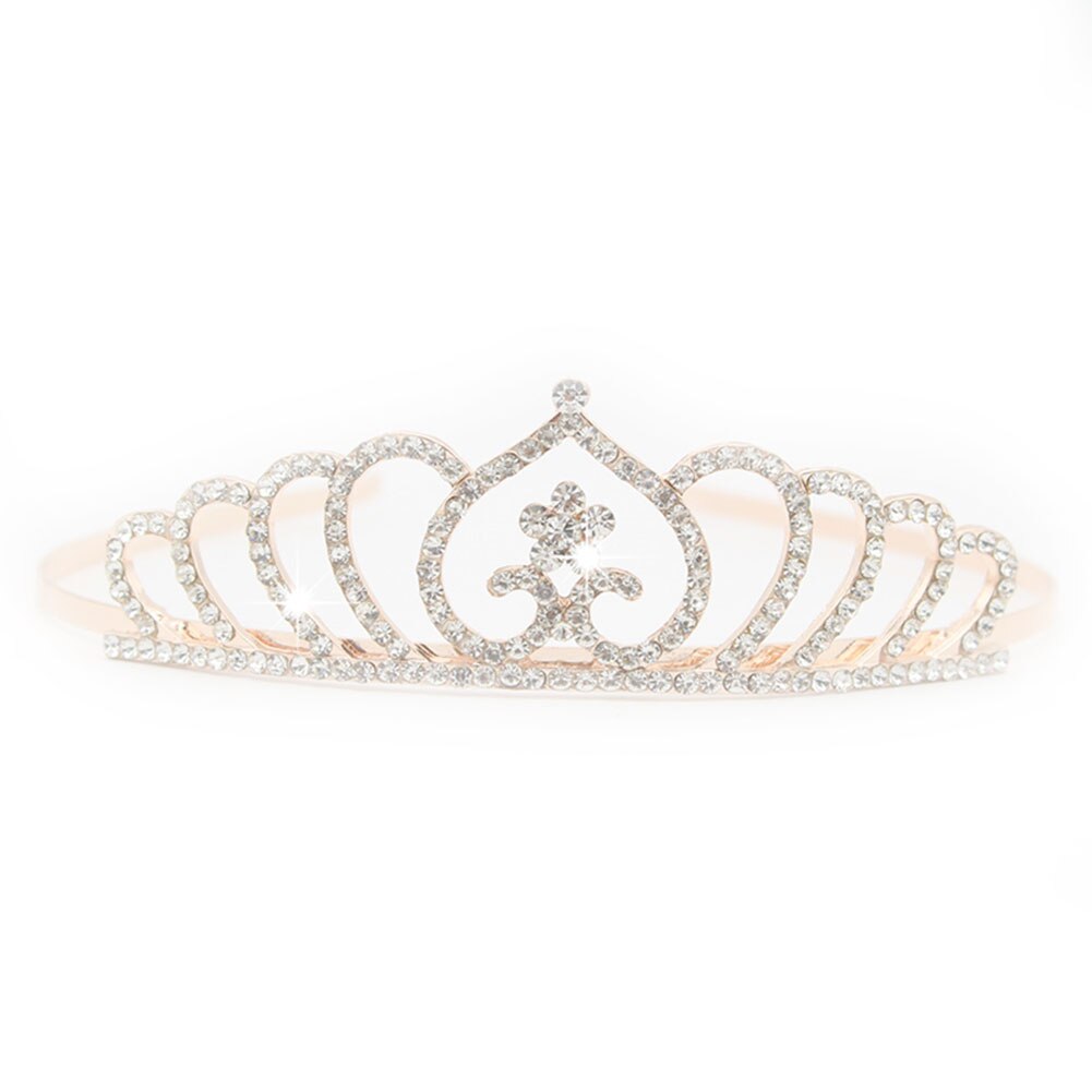 Bridal Wedding Crystal Tiara Headband Party Princess Prom Crown Kids Girl Hairband Hair Accessiories SMR88: 8898