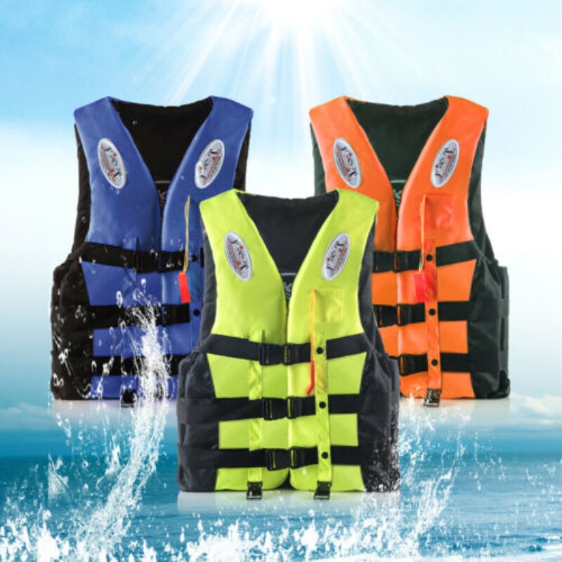 Adults/Kids Life Jacket Aid Vest Kayak Ski Buoyancy Fishing Sail Boat Watersport Saft