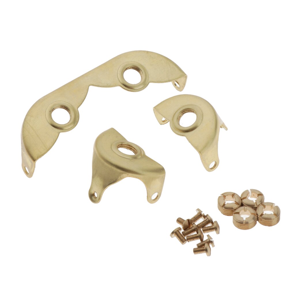 Soprano saxphone key guard kit with screws, instrument sax accessories, r 9cm colors
