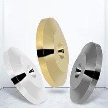 8x Speaker Isolation Feet - YOUTHINK 25x4mm Aluminum Anti-Vibration Pads for Amplifiers, CD/DVD Players, Turntables